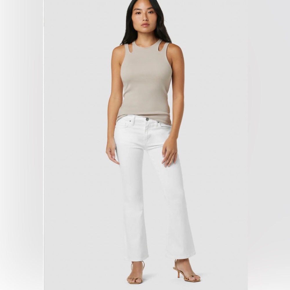 Hudson Jeans Women's White Flare Jeans